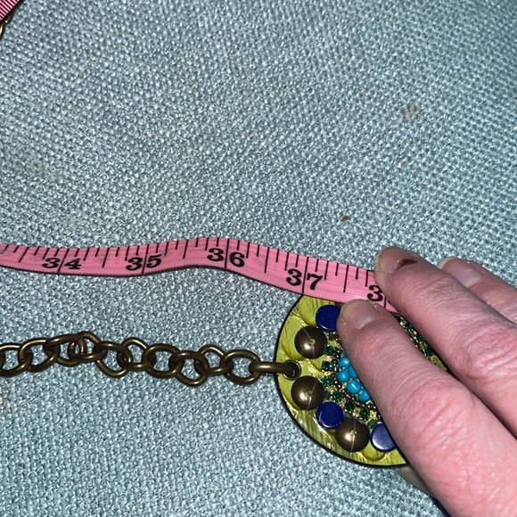 Chicos, EUC, chain belt with stones - Picture 6 of 7